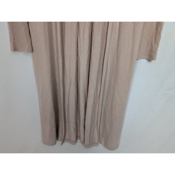 Beautiful People sz. S Cardigan Duster Jersey Knit Ribbed Knit Sleeves Sweater - Picture 7 of 13